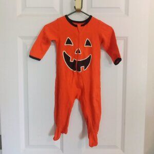 Halloween Jack O'Lantern Pumpkin Onesie Bodysuit for 6-9 M Baby